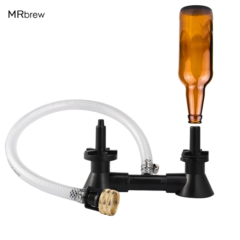 

Double Blast Bottle Carboy Washer Wine Rinser Homebrew Beer & Wine Cleaning Equipment Cleaner With Kitchen Faucet Adapter Bar
