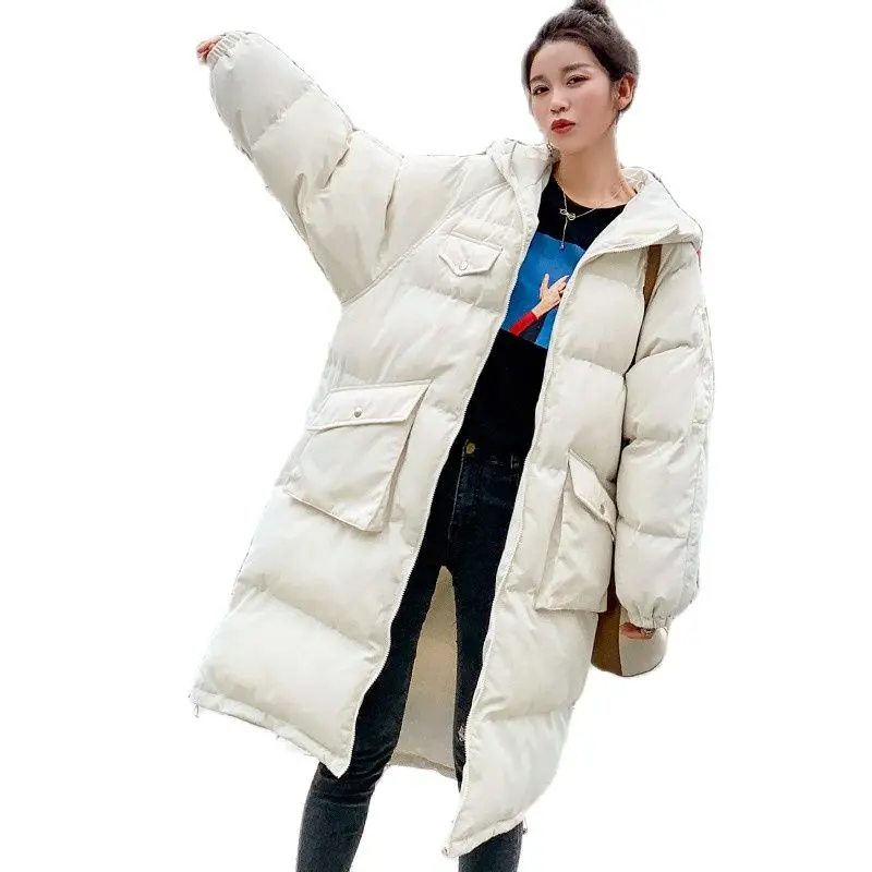 Новинка Корейская свободная хлопковая одежда женские пальто на осень и зиму 2021