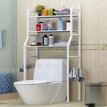 

Bathroom bathroom rack wall hanging toilet bathroom storage supplies appliances floor washing machine toilet shelf