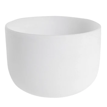 

8Inch Note Perfect Sound C Root Chakra Frosted Quartz Crystal Singing Bowl