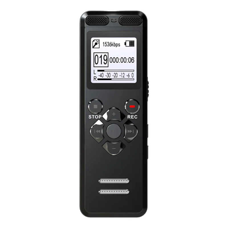 

Professional Mini Digital Voice Recorder Pen Audio Sound Recording Activated Dictaphone MP3 Player USB Drive Noise Reduction (16