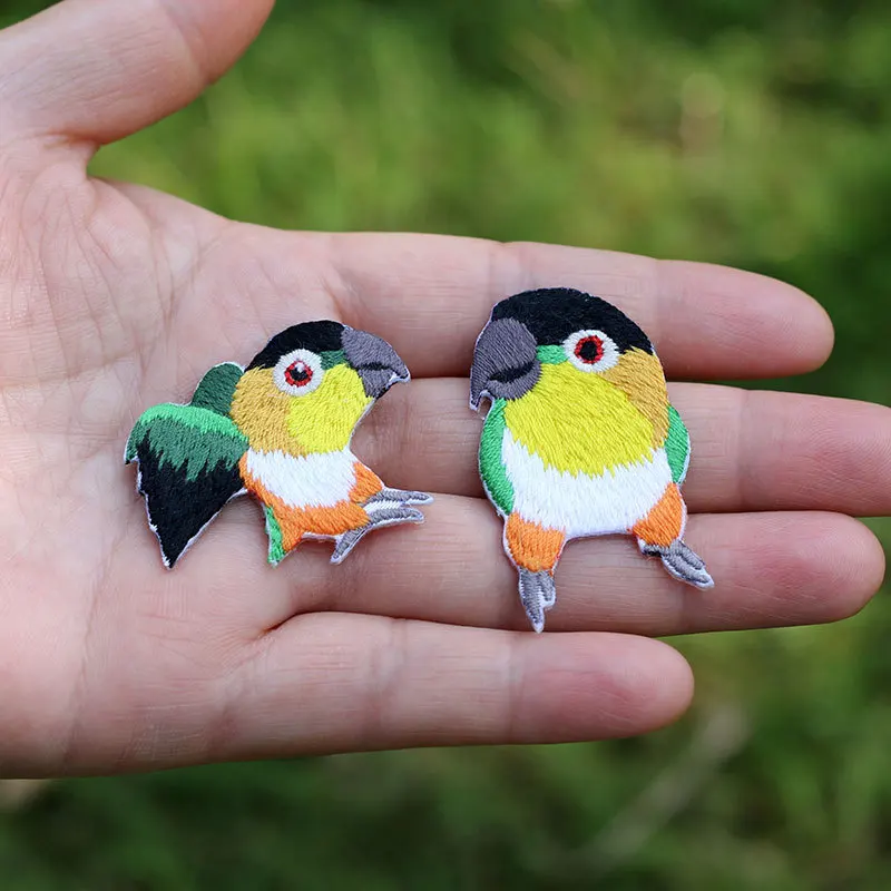 embroidery bird patches for clothes 3