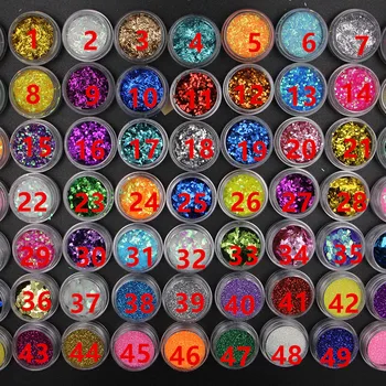 

Nail Powder Colorful Glitter Dust Manicure Nail Art Tips Decoration kd6