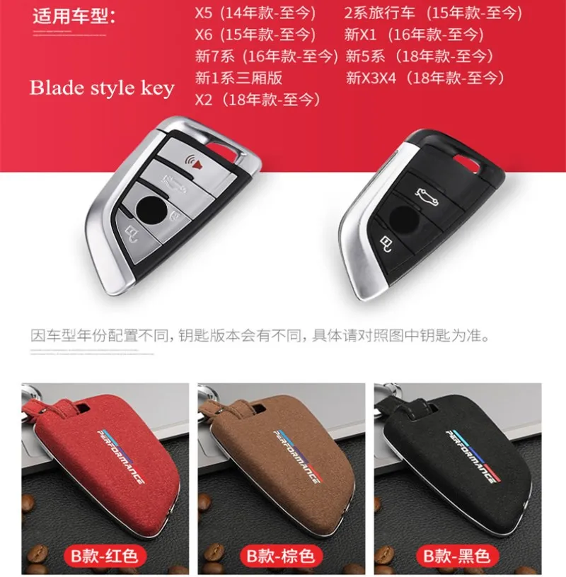 Кожаный чехол для автомобильного ключа BMW F22 F30 F36 F10 F13 F01 F25 F26 F15 F16 F48 F39 G30 G11 G05 G01 G02