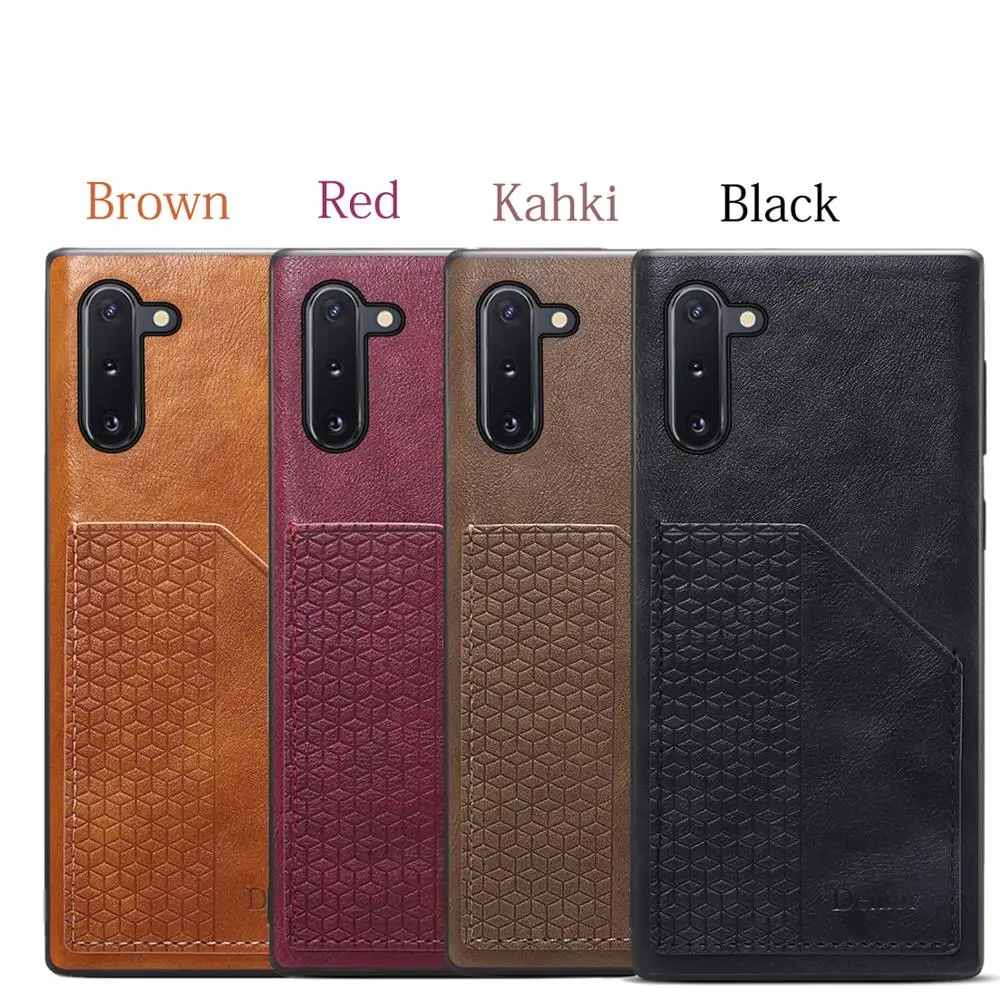 

HYYGEDeal Phone cases Ultra-thin ID Card Leather cover for Samsung Galaxy Note 10 Note 10 Plus S10 Plus S10 5G