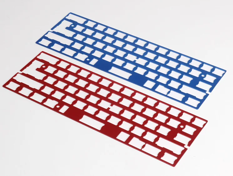 GH60 PCB анодированная алюминиевая пластина 60% механическая клавиатура poker2