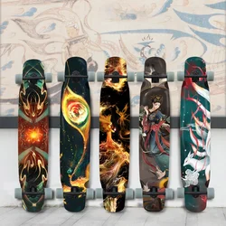 Fashion Maple Skateboard Professional Aestheticaesthetic  Longboard Skateboard Anime Design Tabla Skate Fitness Equipment