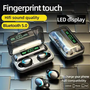 

TWS Bluetooth Earphone With Charging Box 2200mAh Microphone Sopport HD Call Touch Control Wireless Sports Earphones Waterproof