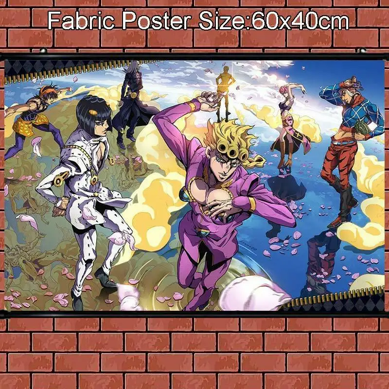 Аниме постер JoJo странное приключение Бруно Bucciarati настенная прокрутка живопись
