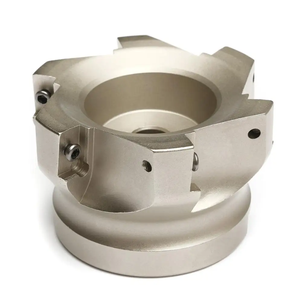 400R-80-27-6F внутреннее отверстие 400R 90 градусов индексируемый CNC фреза 6 флейт+ APMT1604PDER вставки нож+ T15 гаечный ключ