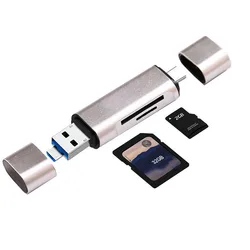 Lecteur de carte Micro USB OTG, tout en 1, Type C, pour SD, TF, adaptateur pour Macbook, ordinateur portable, téléphone Huawei, Android 