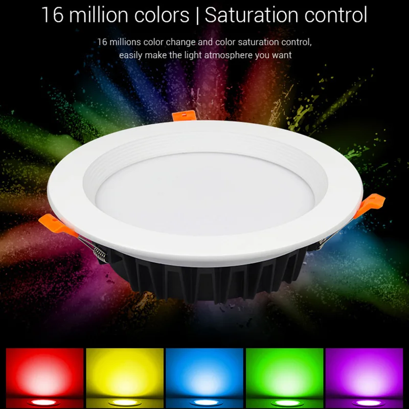 

DL-DOW25 Dimmable lamp AC100-240V DALI Signal led Miboxer 25W DALI RGB+CCT LED Downlight for Ceiling