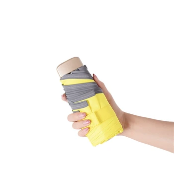 

B-LIFE compact mini folding travel umbrella lightweight portable for outdoor sun and rain protection for men women and kids