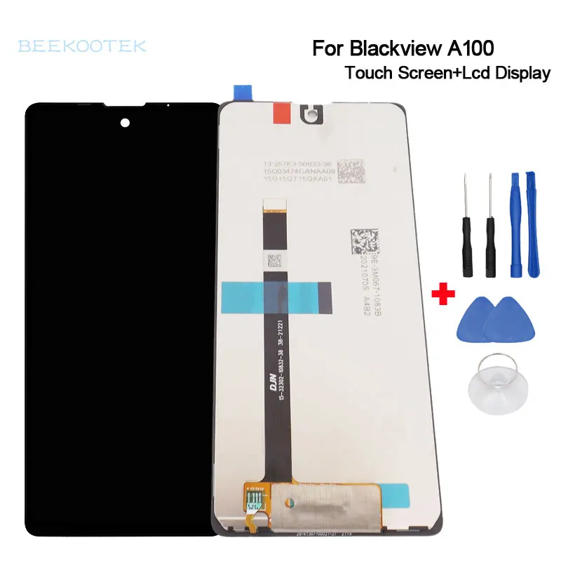 

New Original A100 LCD Display+Touch Screen Digitizer Assembly Accessories For Blackview A100 6.67 Inch Android 11 Smartphone
