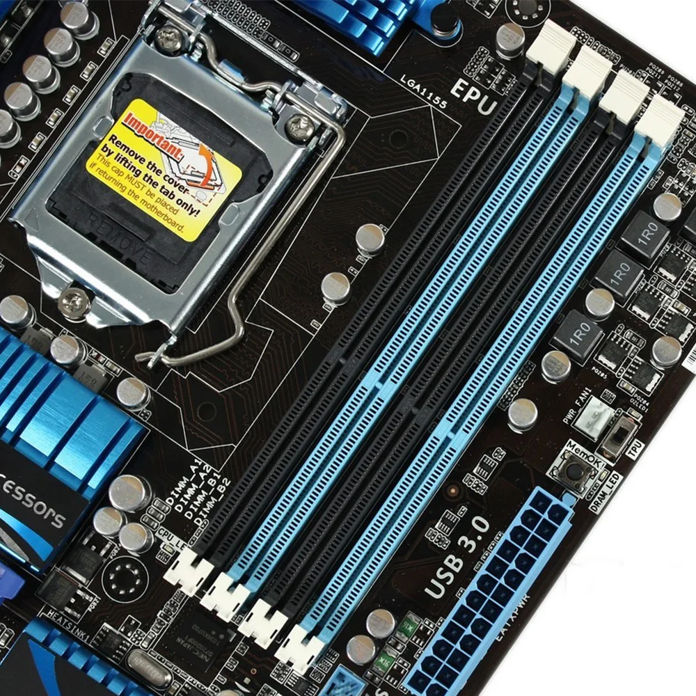 Skup Asus P8P67 Deluxe Intel P67 oryginalny używany pulpitu płyta główna gniazdo LGA 1155 rdzeń i7 Core i5 Core i3 DDR3 32G ATX