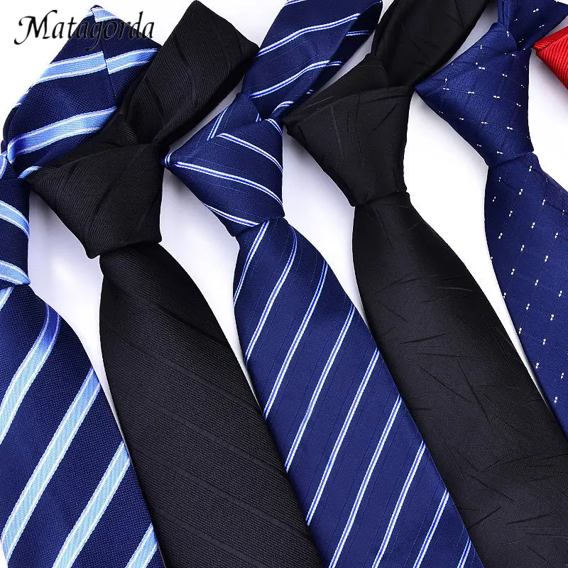 

Necktie For Men New Classic Fashion Plaid Stripe Skinny Men's Ties 5 7 8cm Formal Business Luxury Wedding Party Neckties