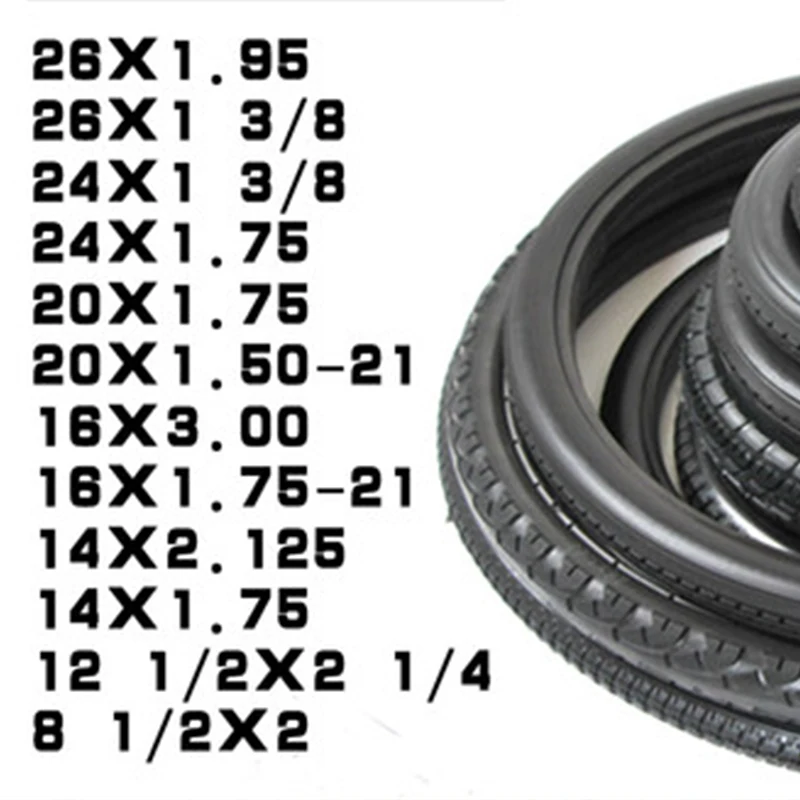 16 inch solid rubber bicycle tires