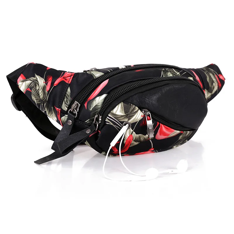 

Large-Volume Women's Crossbody Bag Waterproof Nylon Bag Trend Anti-Theft Outdoor Sport Waist Bag
