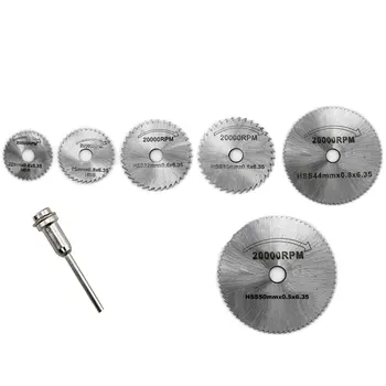 

7pcs Cutoff Circular Saw Rotary Blade Cutting Rod Drill Cutter Power Tools