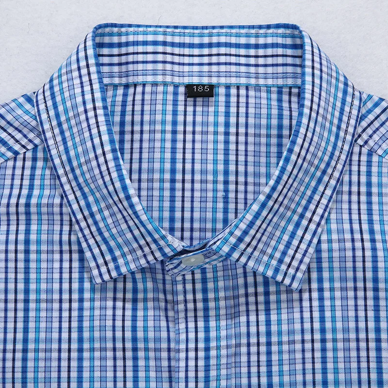 Cotton Shirt 5XL 6XL 7XL 8XL 10XL Men's Plus Size Fashion Casual Classic Style Short Sleeve