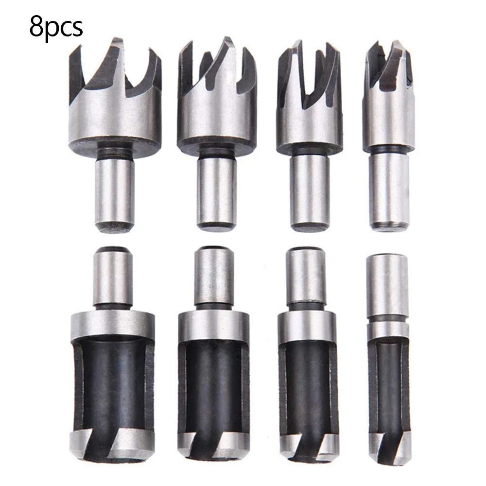 8 шт. сверло из высокоуглеродистой стали с резьбой по дереву набор резцов для