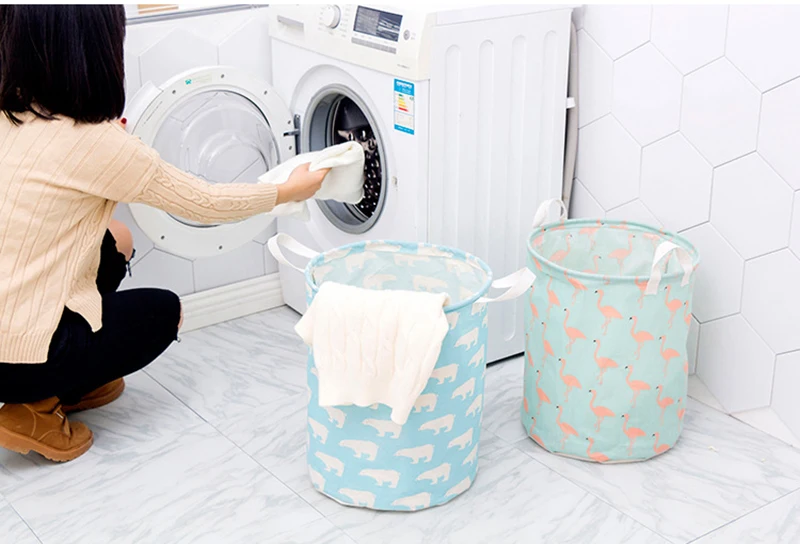 Collapsible Storage Bucket Waterproof Storage Bucket Bathroom Dirty Clothes Storage Basket Laundry Basket Laundry Basket