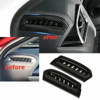 

New Arrival High Quality Carbon Fiber Style Side Console Air Vent Outlet Trim For Toyota Camry 2018-2020