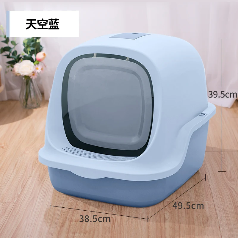 Extra Large Cat Litter Box Fully Closed Indoor Home Gardon Cat Litter Box Sandbox Enclosed Cuvette Wc Pet Supplies OO50MS Extra Large Cat Litter Box Fully Closed Indoor Home Gardon Cat Litter Box Sandbox Enclosed Cuvette Wc Pet Supplies OO50MS