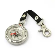 Рюкзак портативный для пеших прогулок на улице кемпинг компас ручной Брелок Компас для выживания с сплав серебро Мини Компас