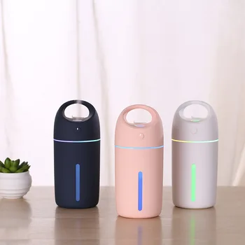 

Portable 280ml Magic Cup Humidifier Essential Oil Aroma Diffuser Air Purifier USB Charging Car Humidifier with USB Light and Fan