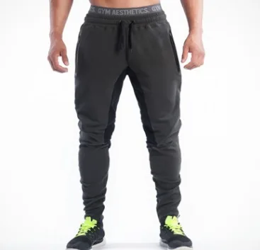 

Fitness Sports MEN'S Trousers Muscle Brother Mixed Colors Straight-Cut Outdoor Running Training Fitness Pants