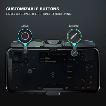 GameSir F4 Falcon pubg mobile gaming controller call of duty gamepad joystick for iPhone Android