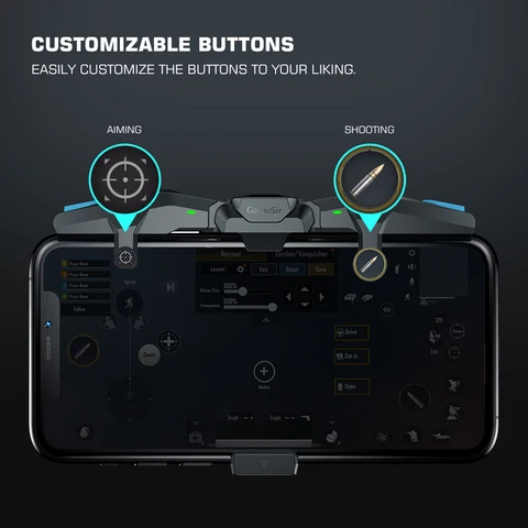 GameSir F4 Falcon pubg mobile gaming controller call of duty gamepad joystick for iPhone / Android phone plug and play Islamabad