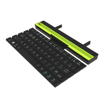 

Portable Roll Folding Keyboard Wireless 64 Keys Reel Mini Foldable Keyboard for Tablet Laptop Smartphone