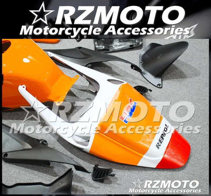 4 подарки ABS мотоцикл полный обтекатель комплект подходит для CBR600RR F5 2005 2006 05 06 cbr600 600RR тела набор оранжевый красный