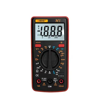 

Car Digital Multimeter Backlight Ac Dc Ammeter Voltmeter Ohm Portable Meter Voltage Transistor Test Multi Meter
