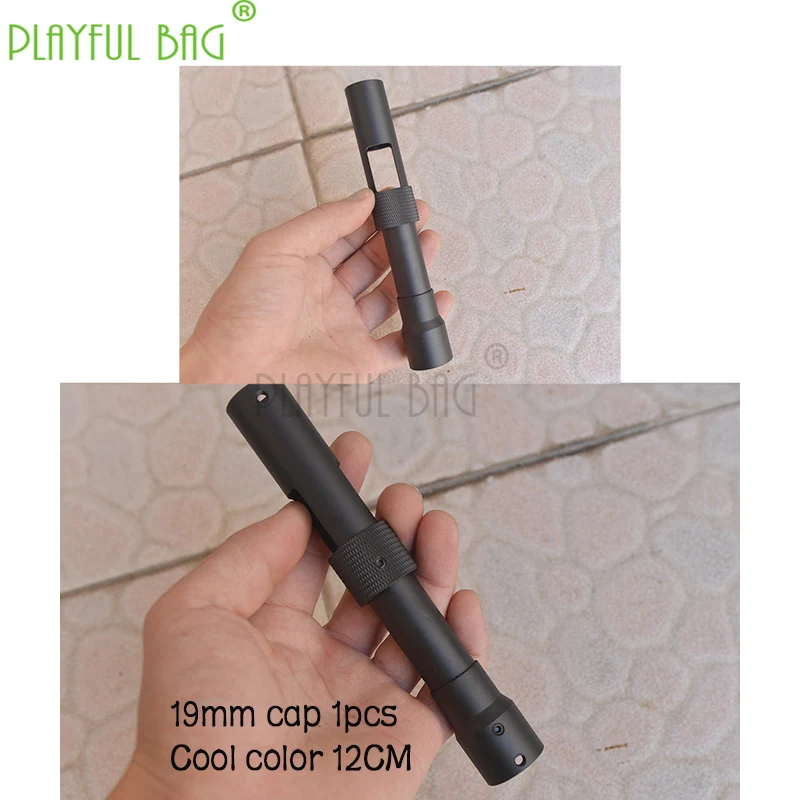 1pcs FFRAS обновленный материал fishbone MK12-MOD1 аксессуары черный бык AR-TTM-BD556 модифицированный резьбовой порт общий водяной пистолет M27 - Цвет: 1pcs
