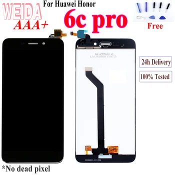 

WEIDA 5.2" For Huawei honor 6c Pro LCD Screen Display + Touch Screen Assembly For Huawei honor 6c Pro Display Screen LCD JMM-L22