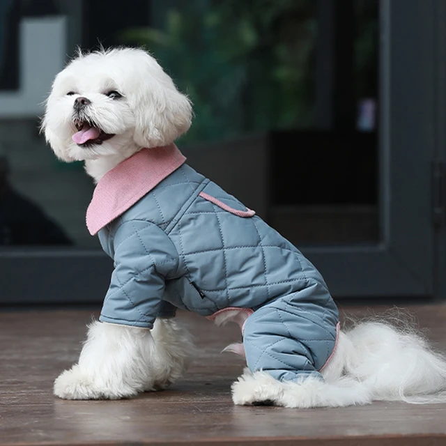 Dog Clothes Winter Waterproof Small Dog Overalls Reflective Pet Jumpsuit  Russian Style Male/Female Dog Coat Snowsuit Thick Warm - AliExpress