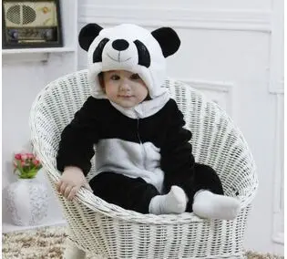 Spring Autumn Baby Girl Rompers Baby Clothes Flannel Baby Boy Clothes Cartoon Animal Jumpsuit Newborn Infant Clothing bulk baby bodysuits	 Baby Rompers