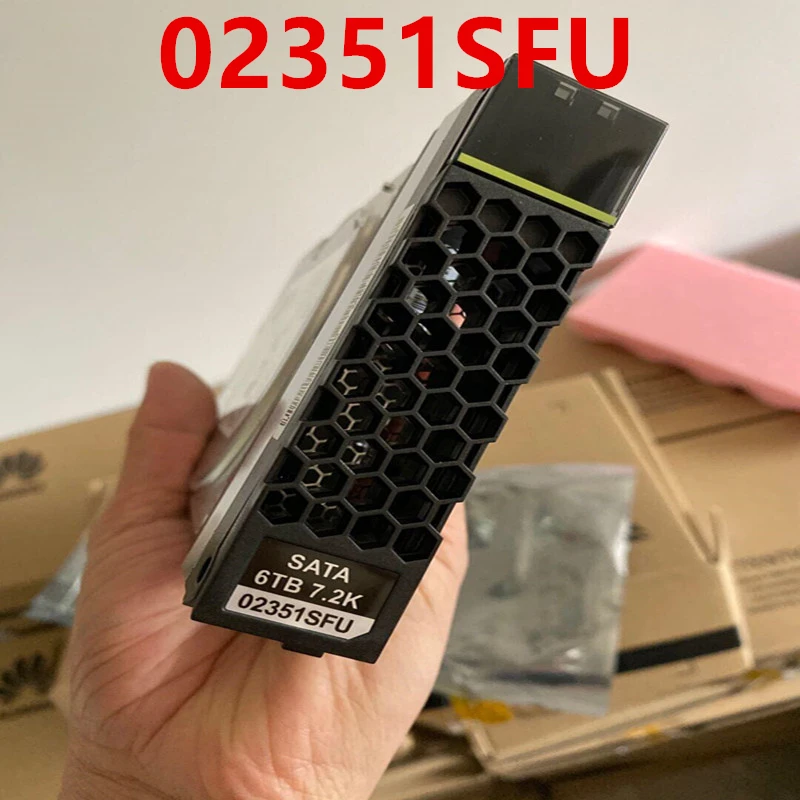 Huawei OceanStor 서버용 내부 HDD, OceanStor 2800 2810 V5, 6TB, 3.5 인치 SATA 128MB, 7200RPM, 02351SFU 용, 신제품