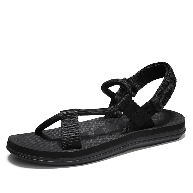 2020 Men's Sandals Men Summer Beach Outdoor Water Shoes Large Size 45 Flip Flops Flat Light Simple Casual Slippers | Обувь