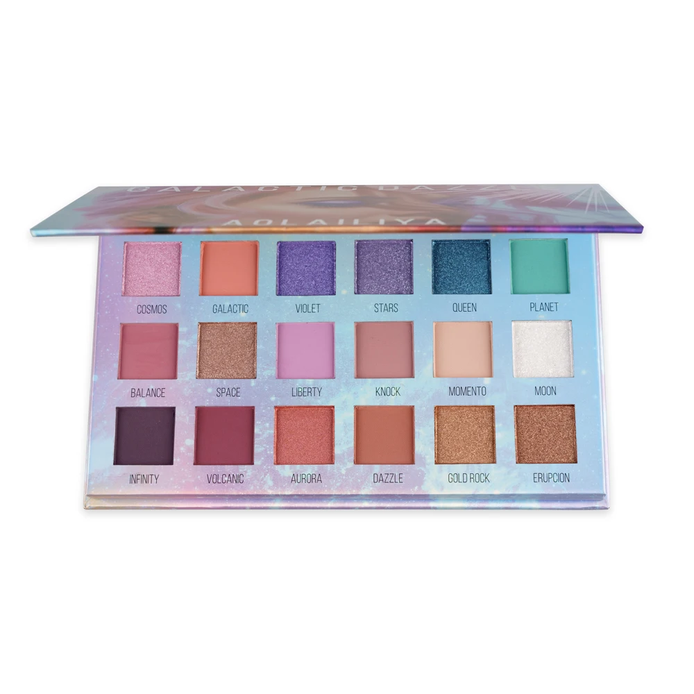 Ртутная Ретроградная палитра теней для век 18 цветов матовое стекло с