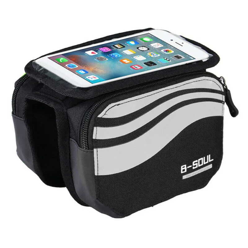 Sale Bicycle Mountain Bike Upper Tube Bag Saddle Bag Touch Screen Mobile Phone Bag Waterproof 16 * 4 * 11.5cm 6 Sale Bicycle Mountain Bike Upper Tube Bag Saddle Bag Touch Screen Mobile Phone Bag Waterproof 16 * 4 * 11.5cm 6