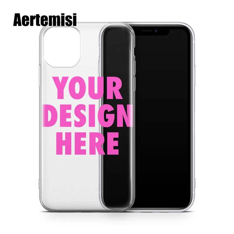 Aertemisi Создай свой собственный прозрачный чехол для телефона из ТПУ iPhone 5 SE2020 6 6s 7 8