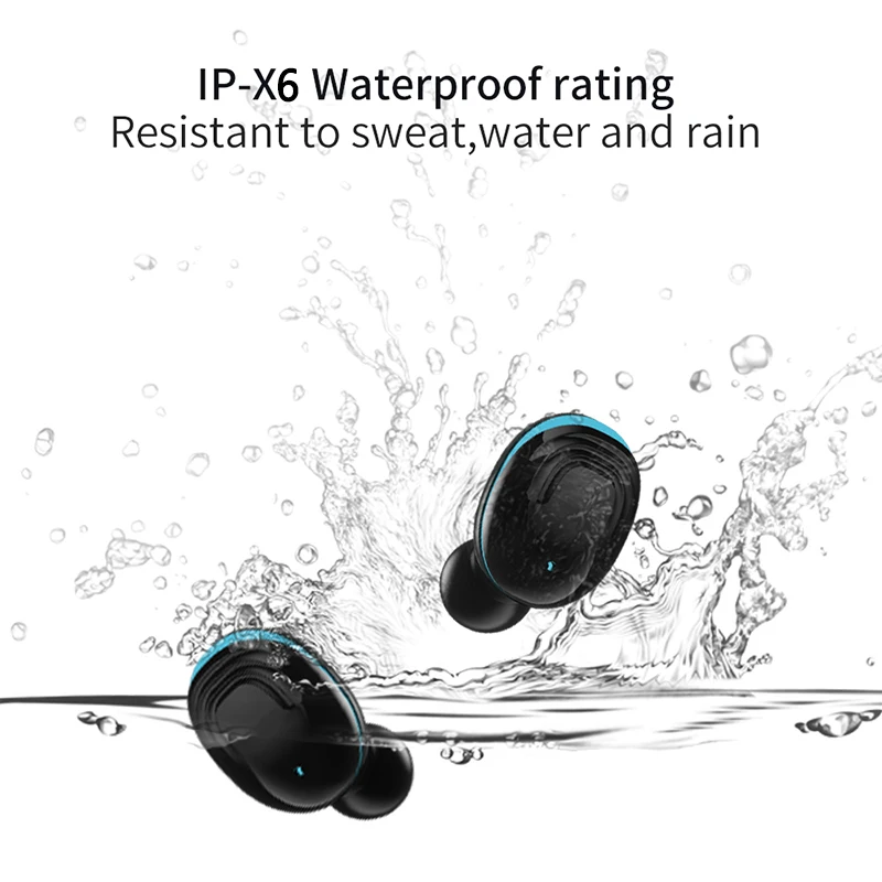 TWS bluetooth 5,0 наушники HIFI качество звука стерео беспроводные стерео водонепроницаемые наушники длительное время ожидания с микрофоном