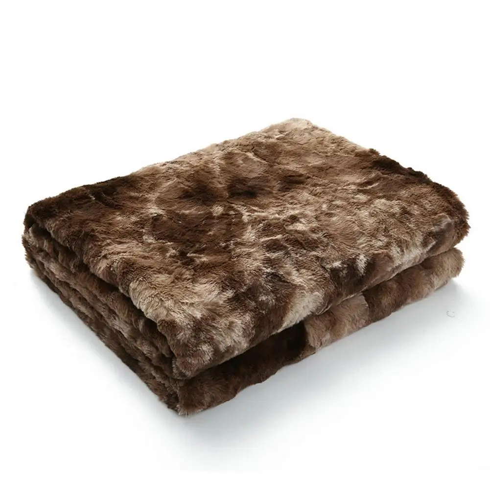 160*200cm New Warm Blanket Throw Blanket Dust Cover Soft Plush Blanket Warm Nap Cover Blanket For Bed Couch Sofa Office