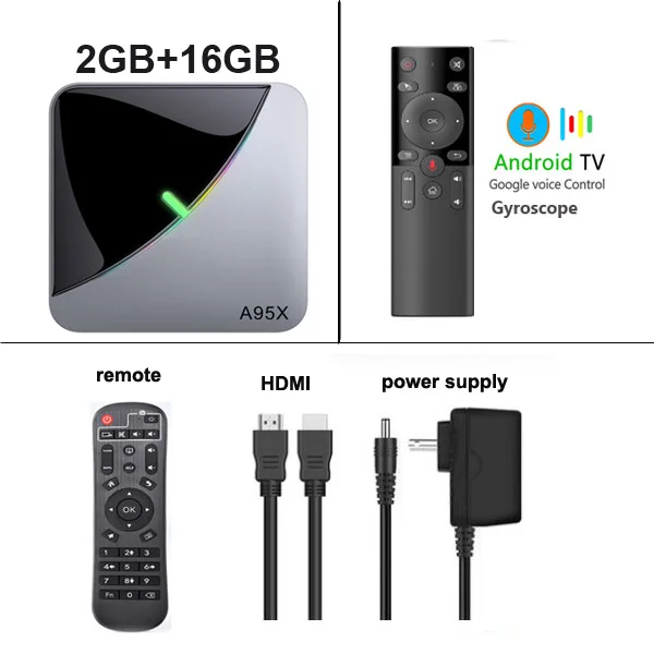 ТВ-приставка A95X F3 Air droid 9,0 Amlogic S905X3 4G ram 32GB 64GB quad core 2,4G/5 GHz Wifi BT H.265 4K Youtube A95X F3 телеприставка - Цвет: 2GB 16GB HCY17D