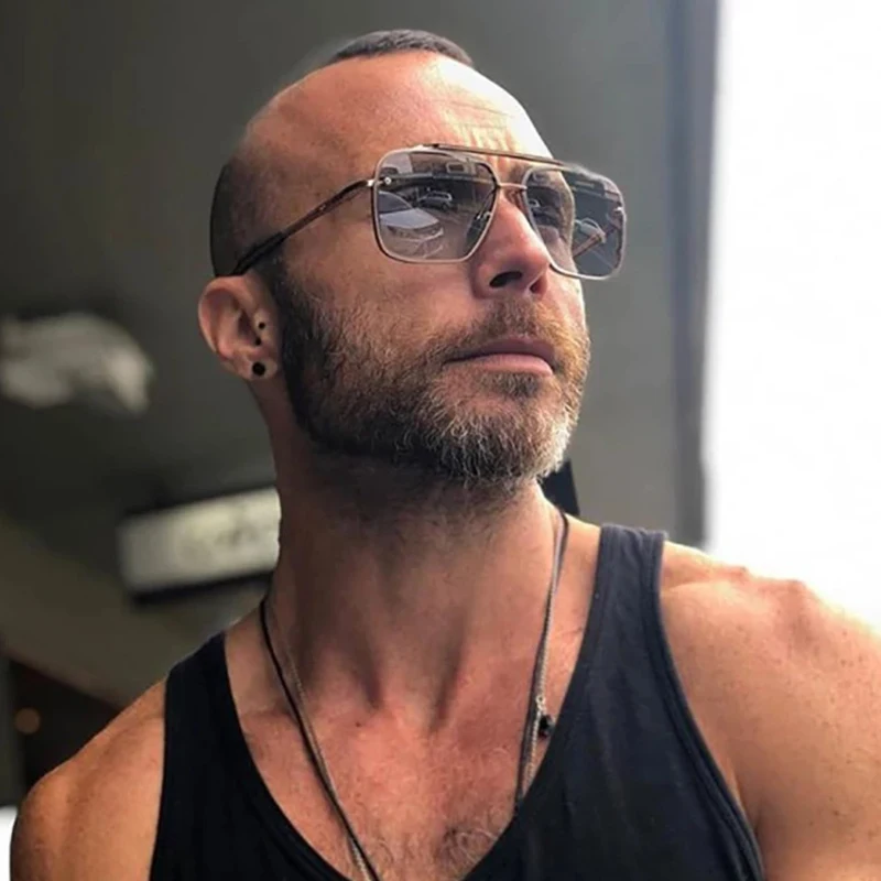 

HighQuality Luxury brand design Fashion Classic Mach Six Style Gradient lens Sunglasses unisex Vintage designer Sunglasses UV400
