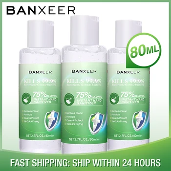 

400 ml Instand hand Sanitizer Hand Sterilizer Gel Alcohol 75% Disposable Hand Sterilier Waterless Antibacterial Hand gel